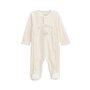Voir la diapositive 1 : Petit Béguin Pyjama bébé en velours ouverture pont Câlins