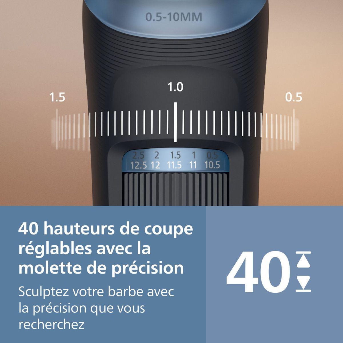 Philips Tondeuse barbe BT3620/15 Series 3000