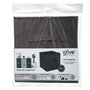 Voir la diapositive 4 : TOILINUX Lot de 12 cubes de rangement en tissu l.31 x h. 15 cm - Gris foncé chiné