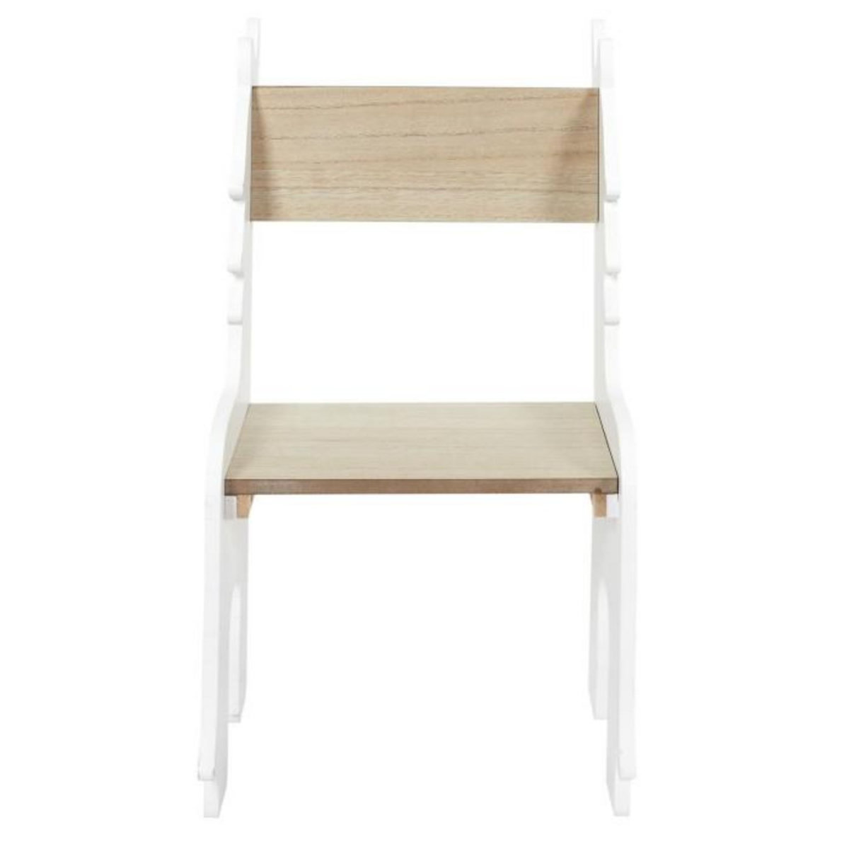 Paris Prix Chaise Enfant en Bois  Licorne  60cm Blanc