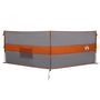 Voir la diapositive 4 : VIDAXL Brise vent de camping gris et orange 344x120 cm imperméable