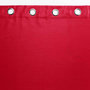 Voir la diapositive 3 : Paris Prix Rideau à Oeillets  Shana  140x240cm Rouge
