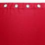 Voir la diapositive 3 : Paris Prix Rideau à Oeillets  Shana  140x240cm Rouge