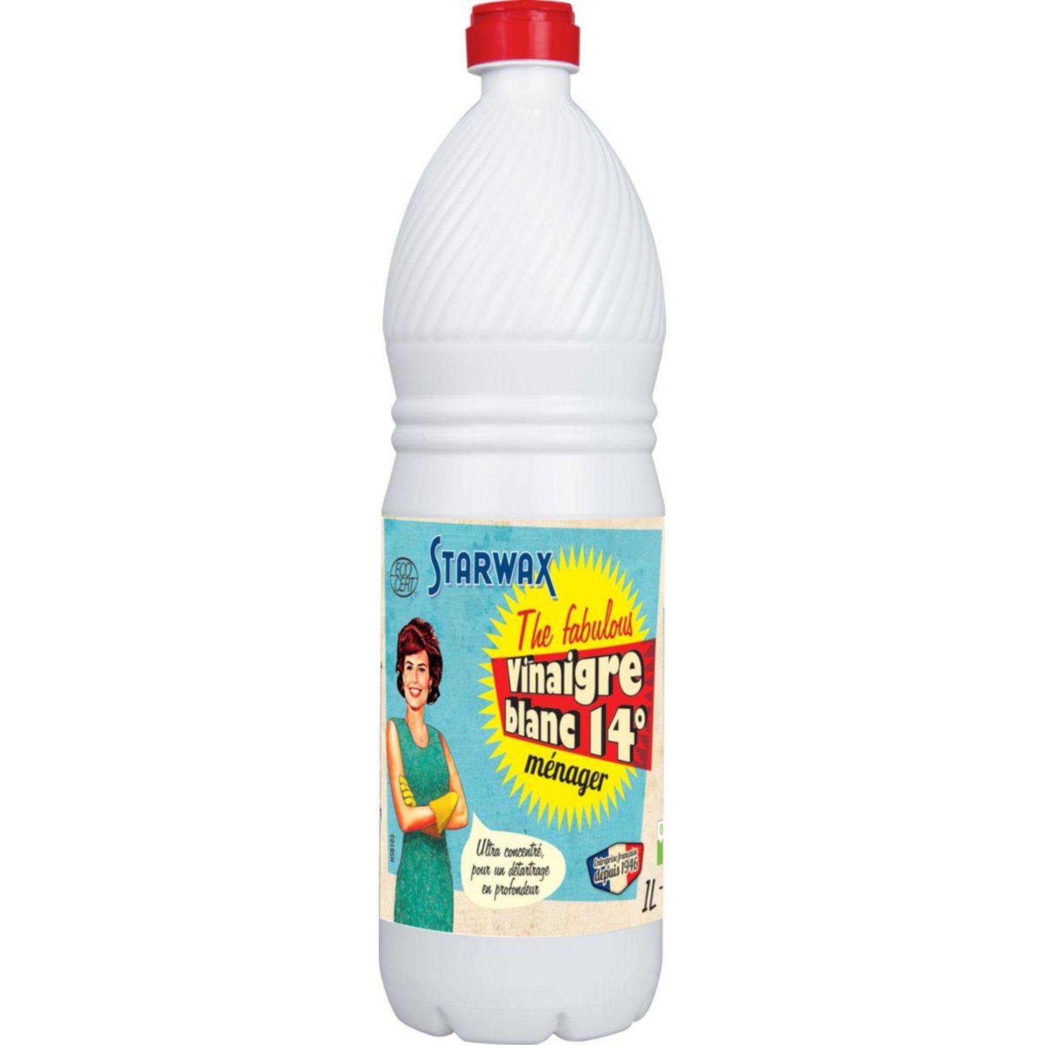 Voir la diapositive 1 : Starwax Nettoyant multi usages vinaigre blanc naturel 1L