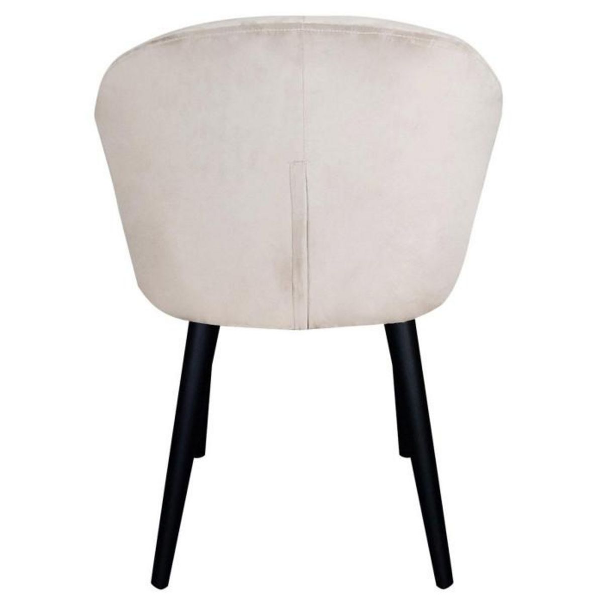 Paris Prix Fauteuil Design en Velours  Glany  81cm Beige