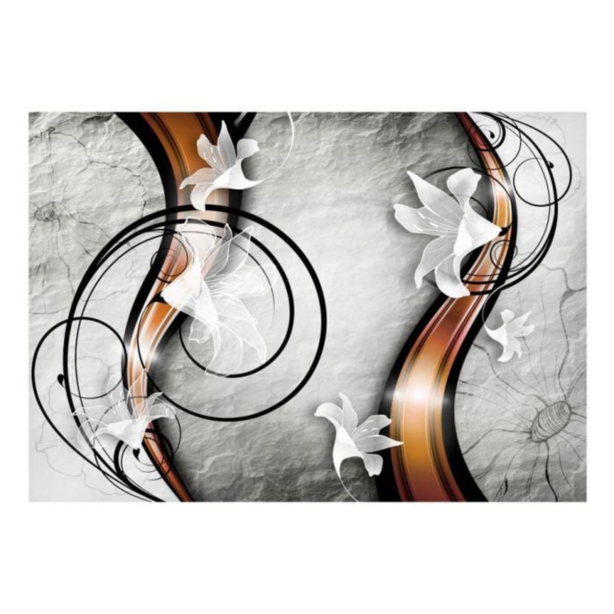 Paris Prix Papier Peint  Lily on a Stone