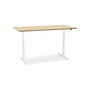 Voir la diapositive 2 : Paris Prix Bureau Électronique Ergonomique  Kio  180cm Chêne & Blanc