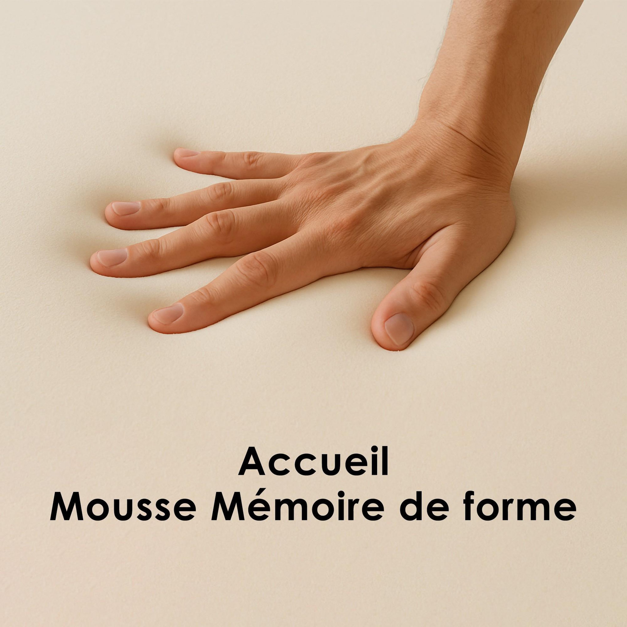 Voir la diapositive 5 : IDLITERIE Ensemble literie : matelas à ressorts ODYSSEE et mémoire de forme avec sommier - Qualité française