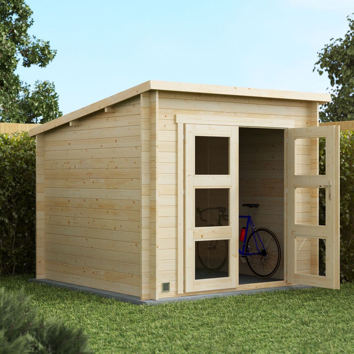 Forest Style Abri de jardin bois - 4,9m² - JUNO MODERN