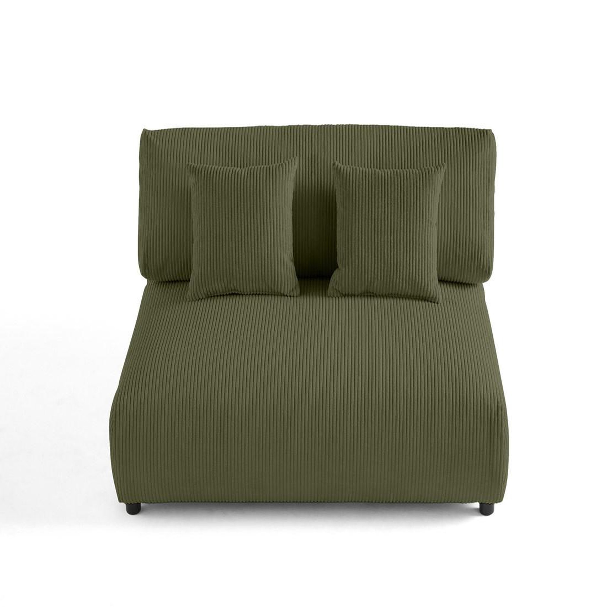 Voir la diapositive 6 : LISA DESIGN Garance - module d'assise 2 places - en velours côtelé