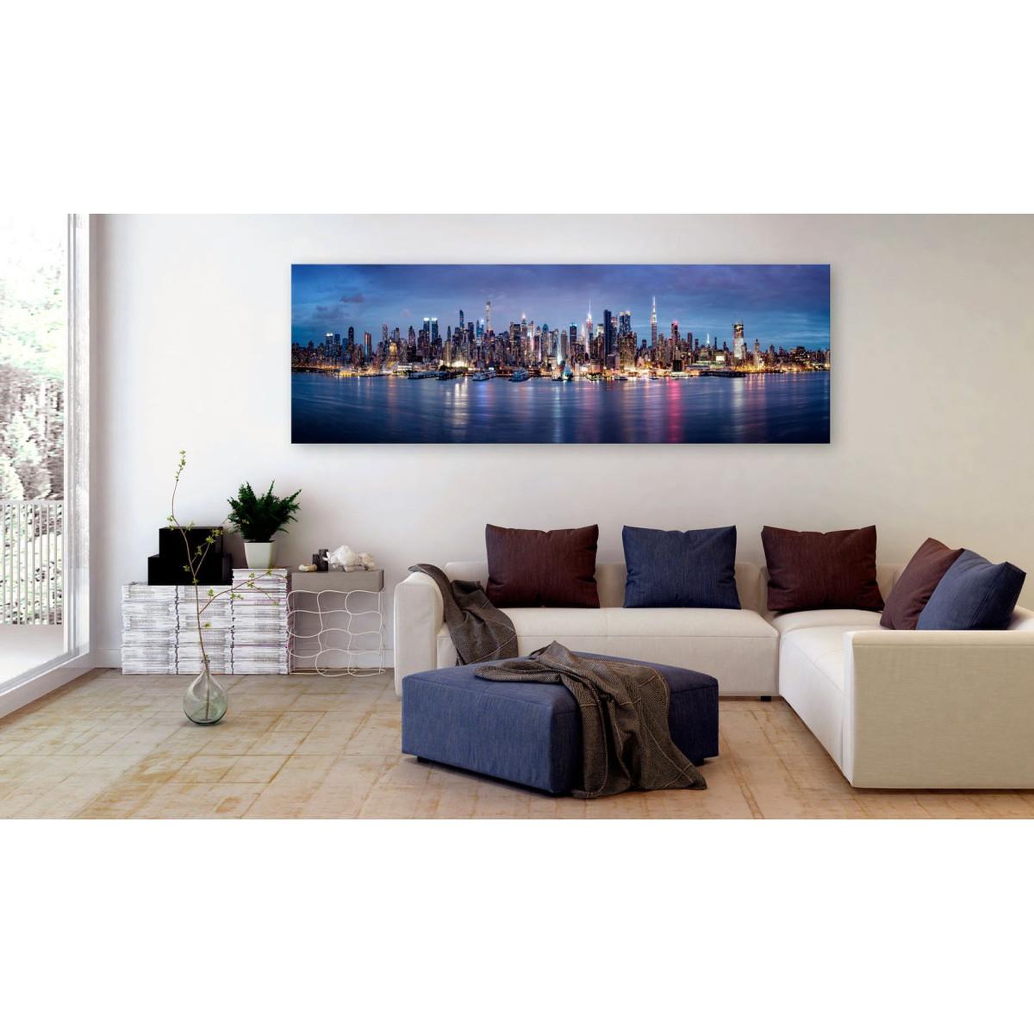 Voir la diapositive 2 : Paris Prix Tableau Imprimé  New York Nights
