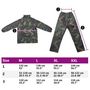 Voir la diapositive 6 : VIDAXL Combinaison de pluie avec capuche 2 pcs Hommes Camouflage L