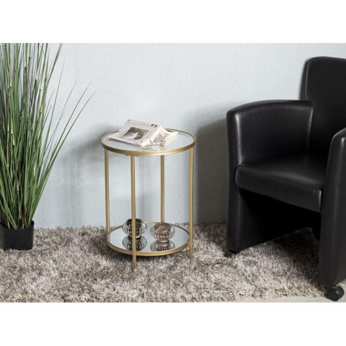 Paris Prix Table d'Appoint Design  Timana  55cm Or