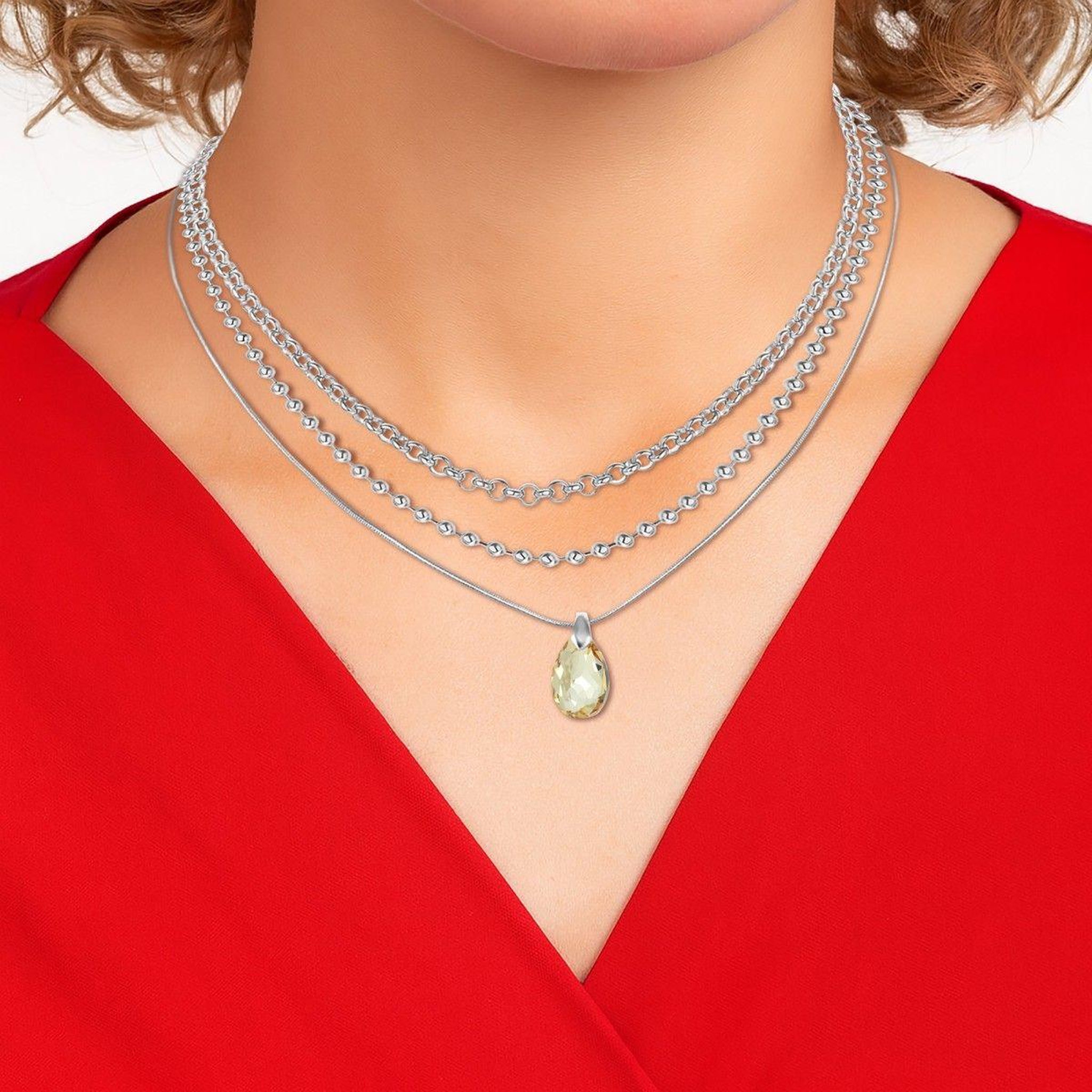 Voir la diapositive 2 : SC CRYSTAL Set de 3 colliers par SC Crystal®