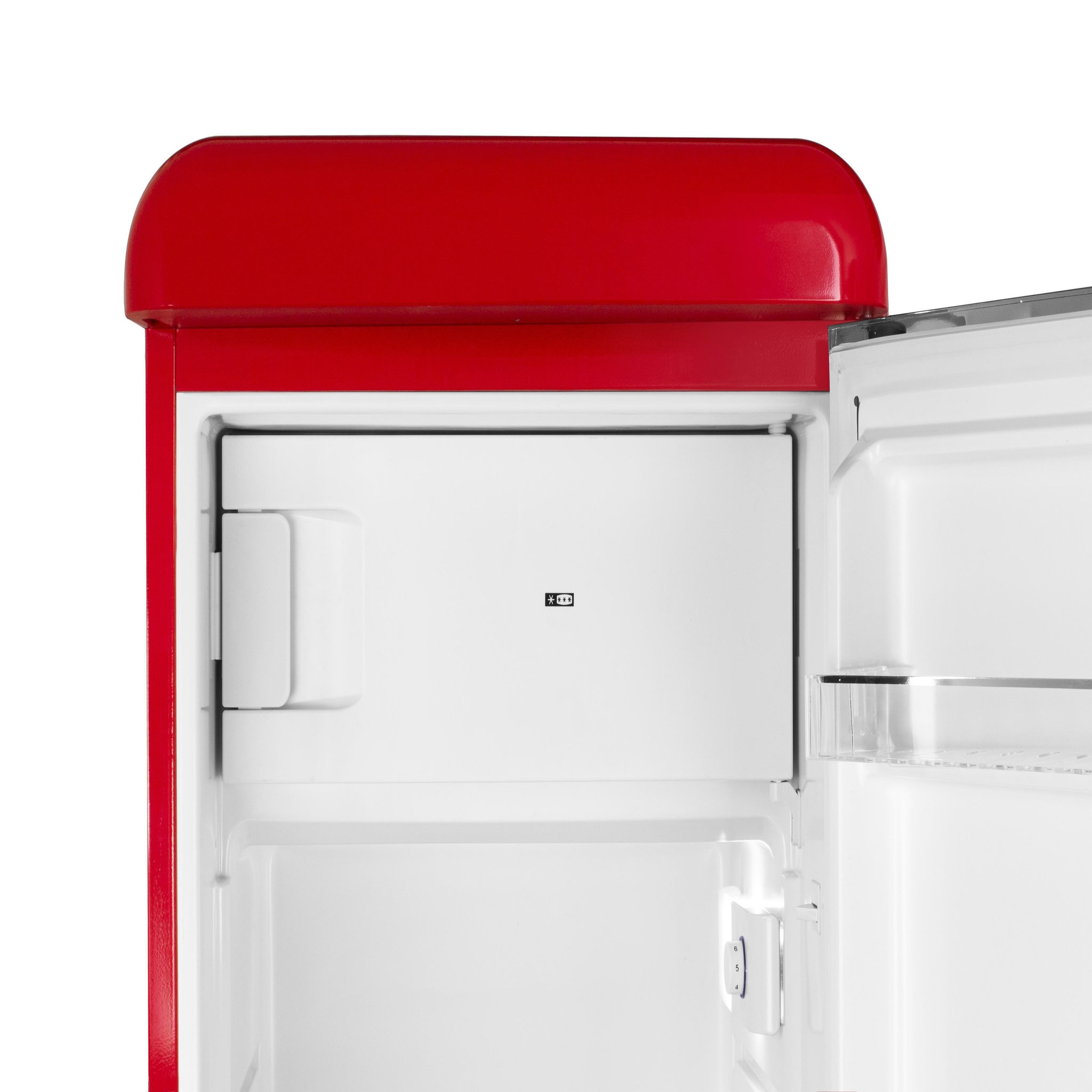 Voir la diapositive 5 : SCHNEIDER Réfrigérateur une porte 229L Vintage Rouge - SCCL222V-RE