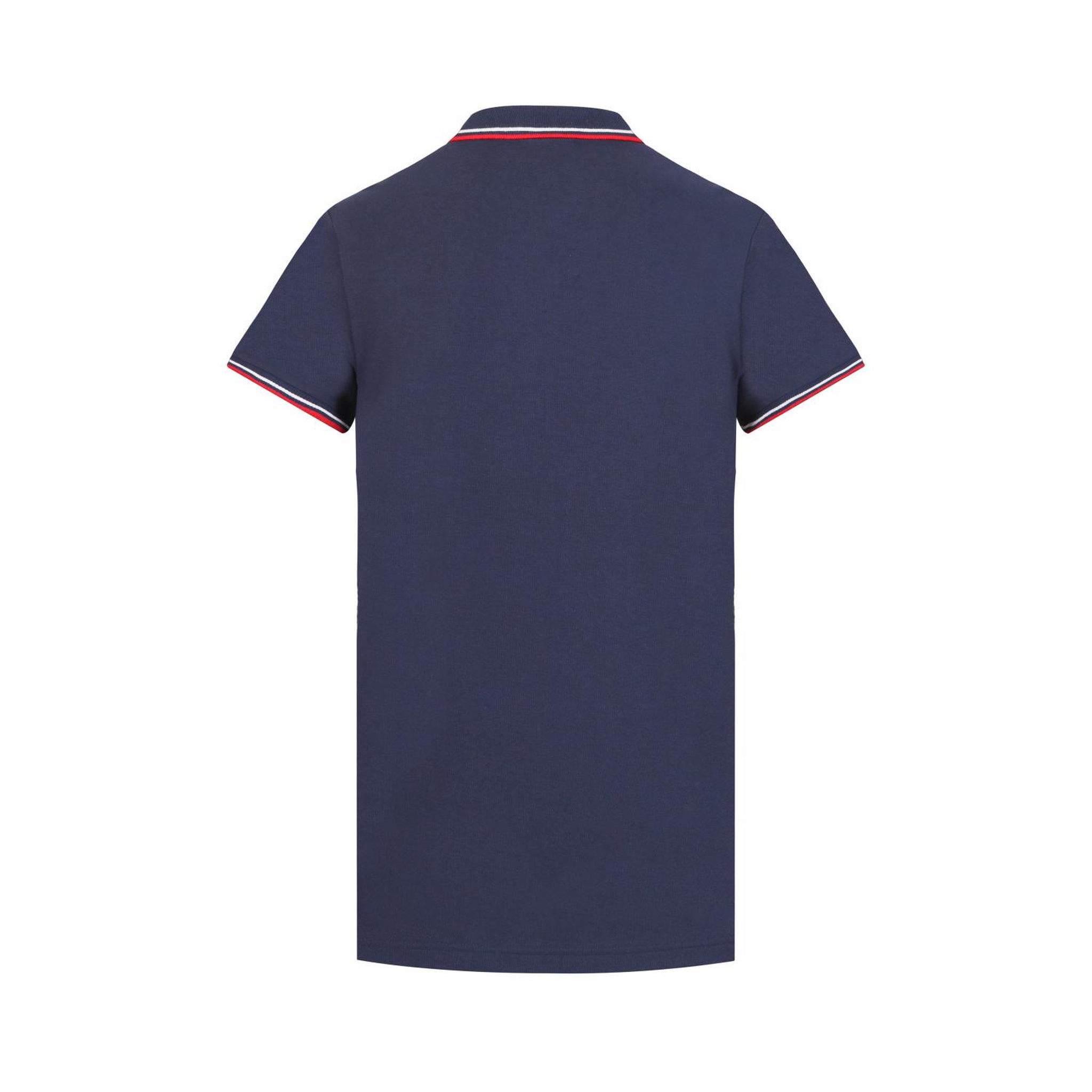 Voir la diapositive 3 : UMBRO Polo homme bicolore en coton pique avec logo brodé 806450