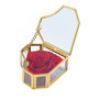 Voir la diapositive 1 : SC CRYSTAL Coffret en verre décoré d'une rose éternelle - stabilisée