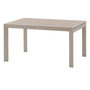 Voir la diapositive 3 : HESPERIDE Table de jardin extensible en aluminium effet bois 10 places EVASION
