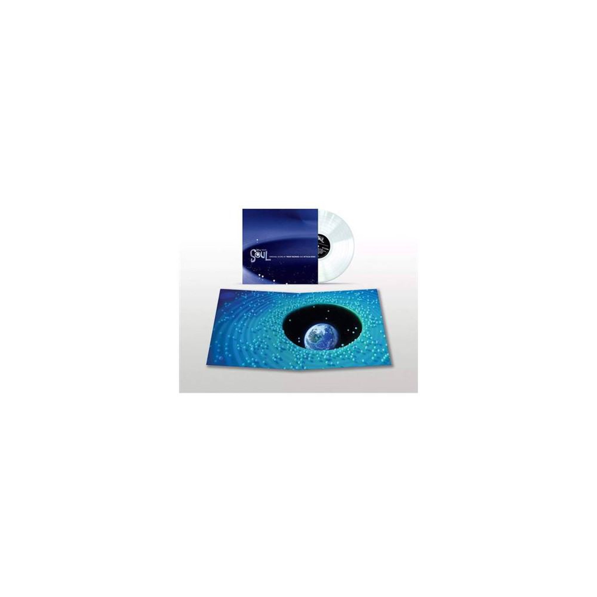 Vinyle lp soul edition limitée trent reznor & atticus ross transparent bleu clair/blanc
