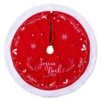 FEERIC LIGHT & CHRISTMAS Tapis pour sapin de Noël Traineau - Feutrine