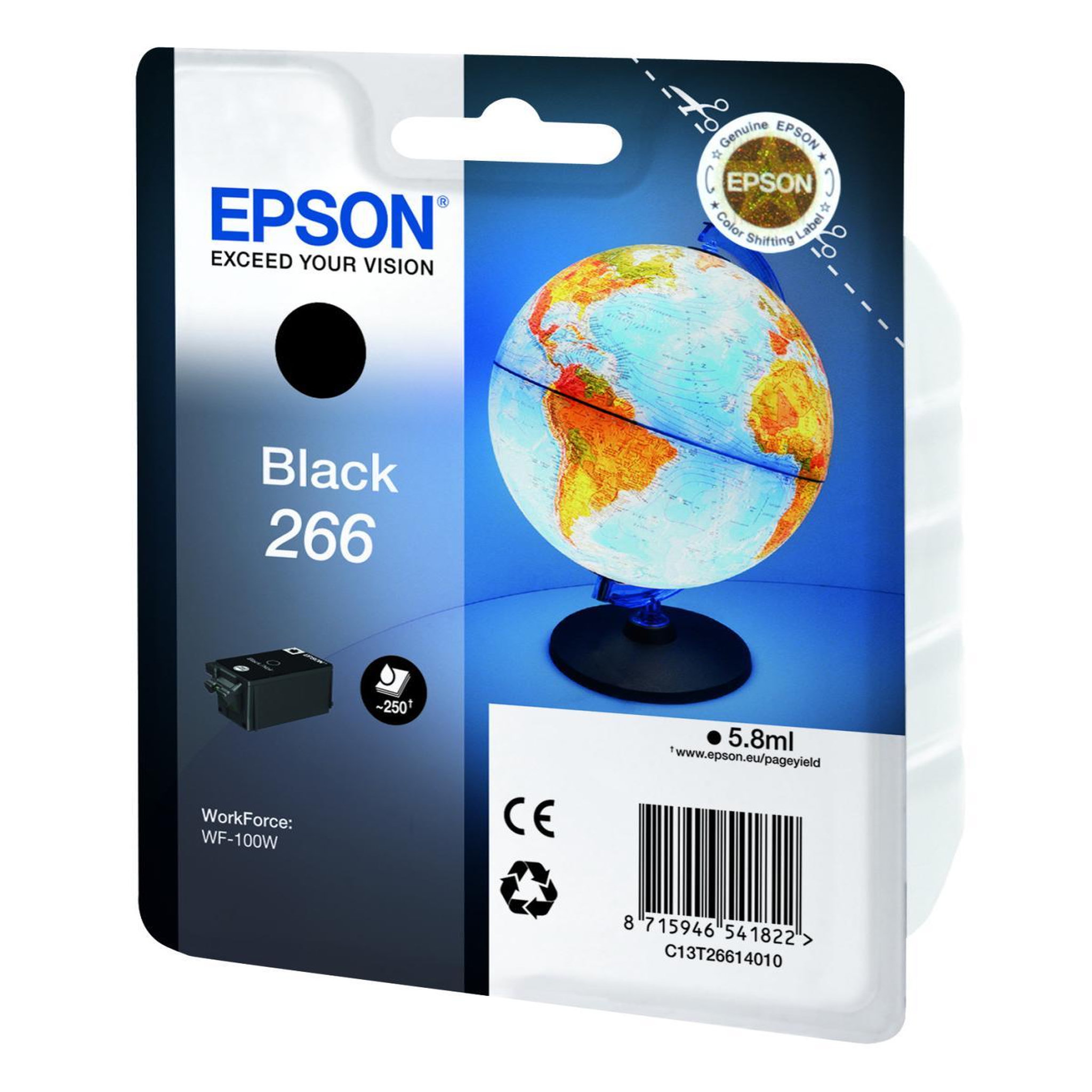 Voir la diapositive 3 : Epson Cartouche d'encre originale 26 noire photo série ours polaire - c13t26014010