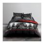 Voir la diapositive 3 : Today TODAY Clem Parure de lit Coton 1 personne - 140 x 200 cm - Imprime Rouge