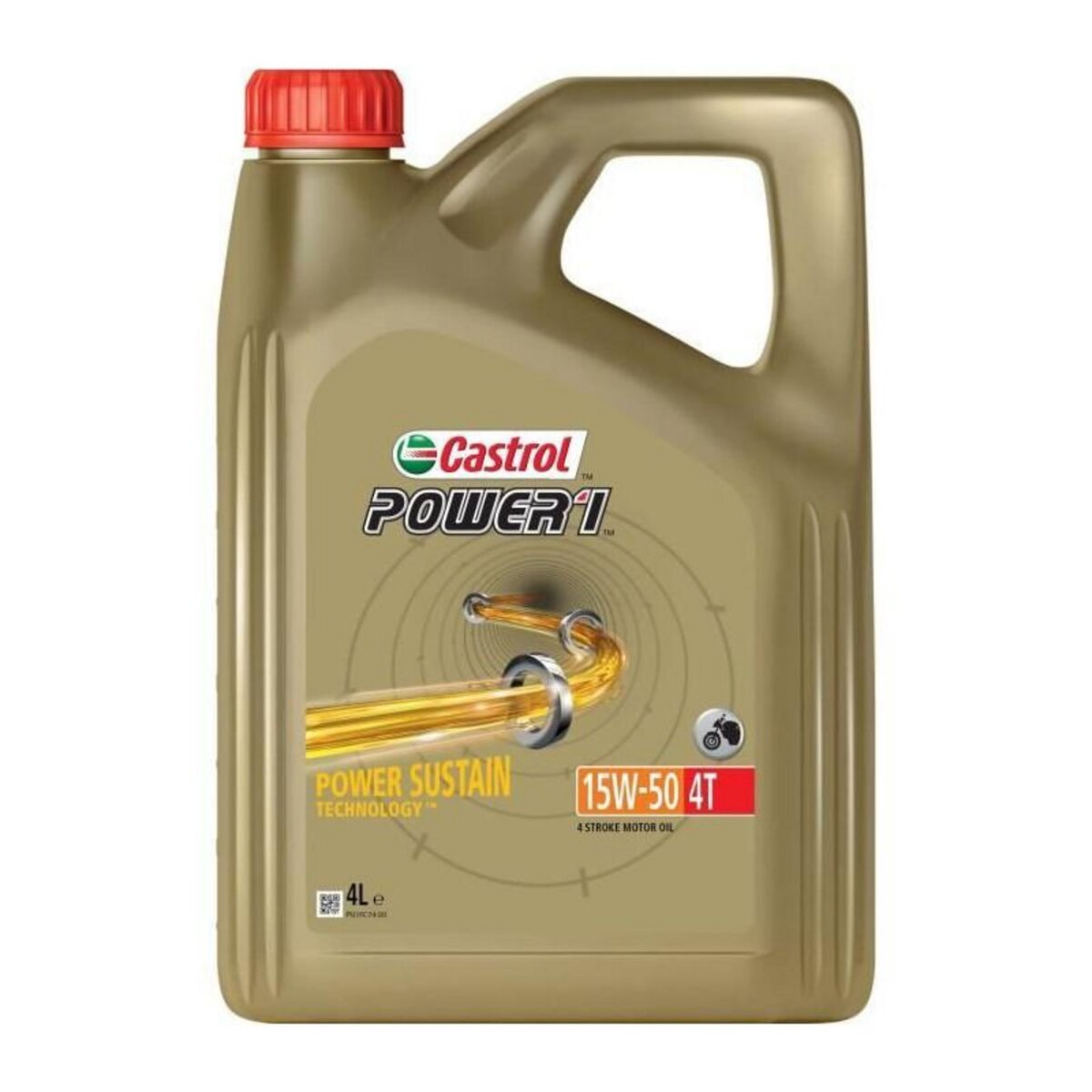 CASTROL Huile moteur - CASTROL - Power1 4T 15W-50 - 4L