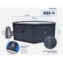 Voir la diapositive 6 : Netspa Spa portable semi-rigide Octopus octogonal Bulles 4-6 places - Netspa