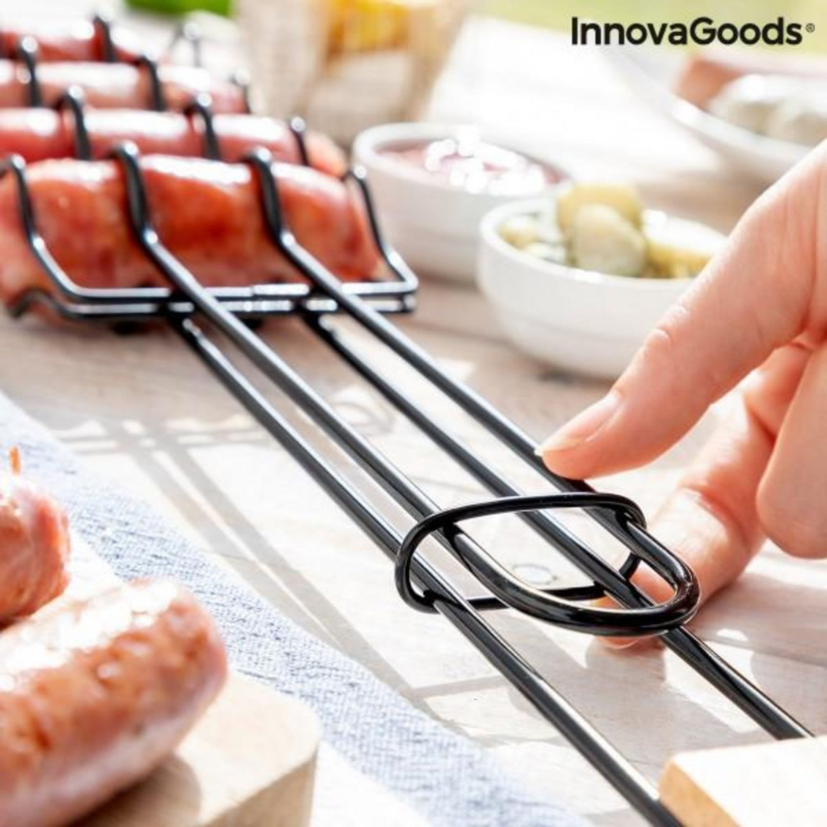 INNOVAGOODS Grille de Barbecue pour Saucisses Sosket InnovaGoods