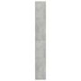 Voir la diapositive 5 : VIDAXL Bibliotheque a 5 niveaux Gris beton 80x24x175cm Bois ingenierie
