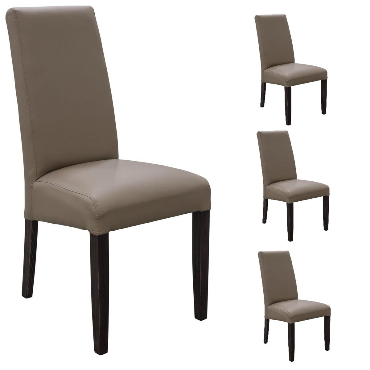 Lot de 4 chaises de séjour salle à manger modernes MARIA