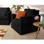 Voir la diapositive 4 : LISA DESIGN Serena - housse en velours côtelé pour fauteuil