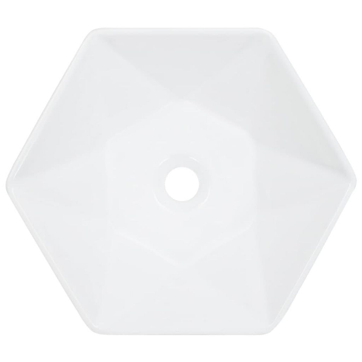 VIDAXL Lavabo 41x36,5x12 cm Ceramique Blanc