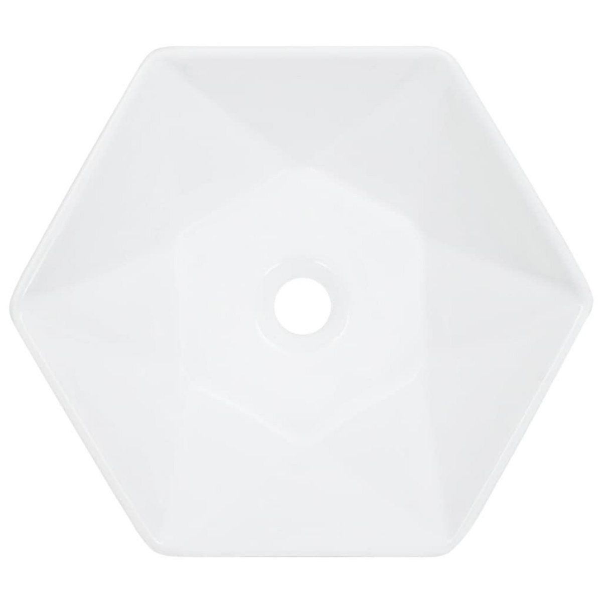 VIDAXL Lavabo 41x36,5x12 cm Ceramique Blanc