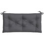 Voir la diapositive 5 : VIDAXL Coussins de banc de jardin lot de 2 anthracite tissu Oxford