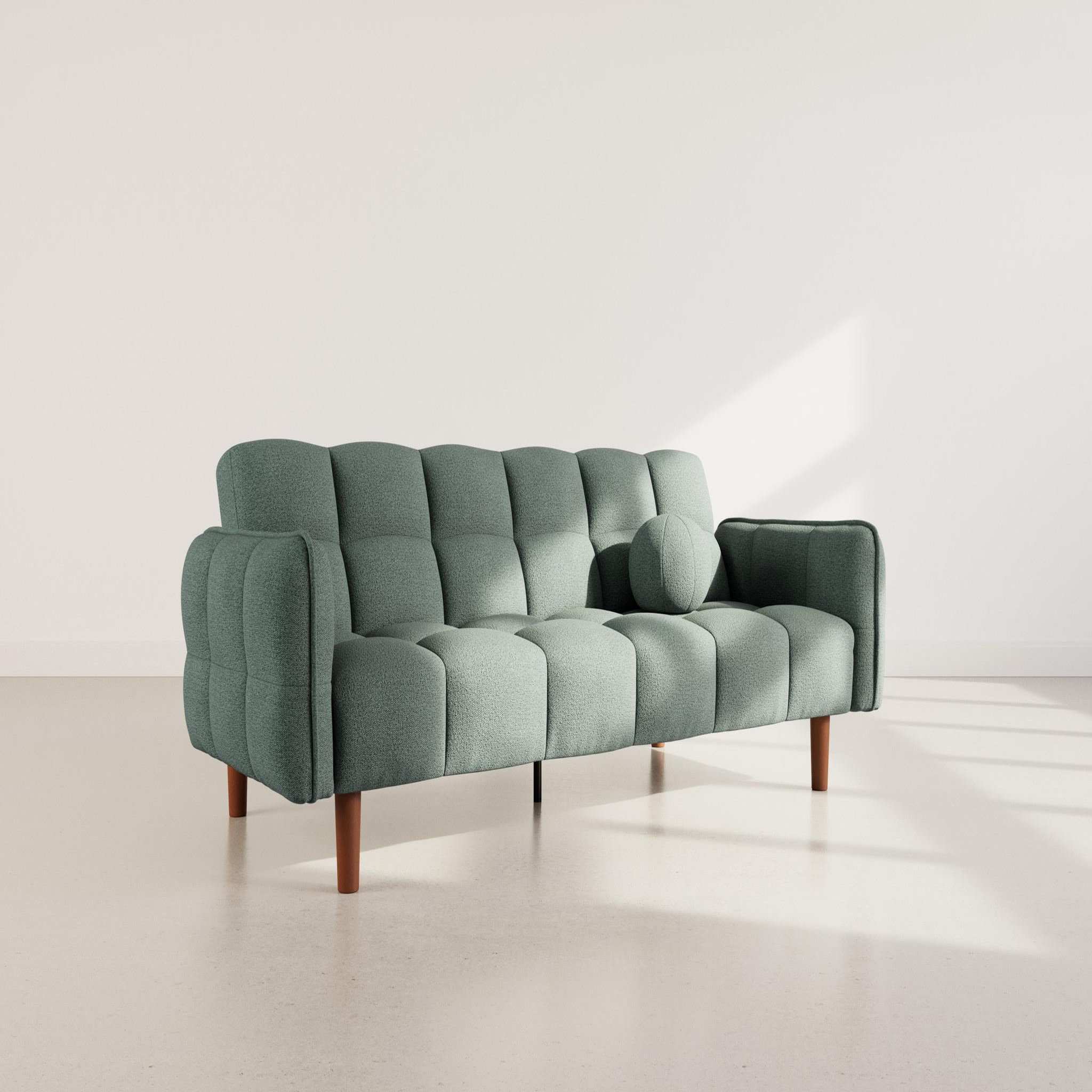 Voir la diapositive 1 : BEST MOBILIER Adam - canapé convertible clic-clac 2 places en tissu texturé