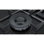 Voir la diapositive 3 : Siemens Table verre gaz 75cm 5 feux noir - ep7a6qb20