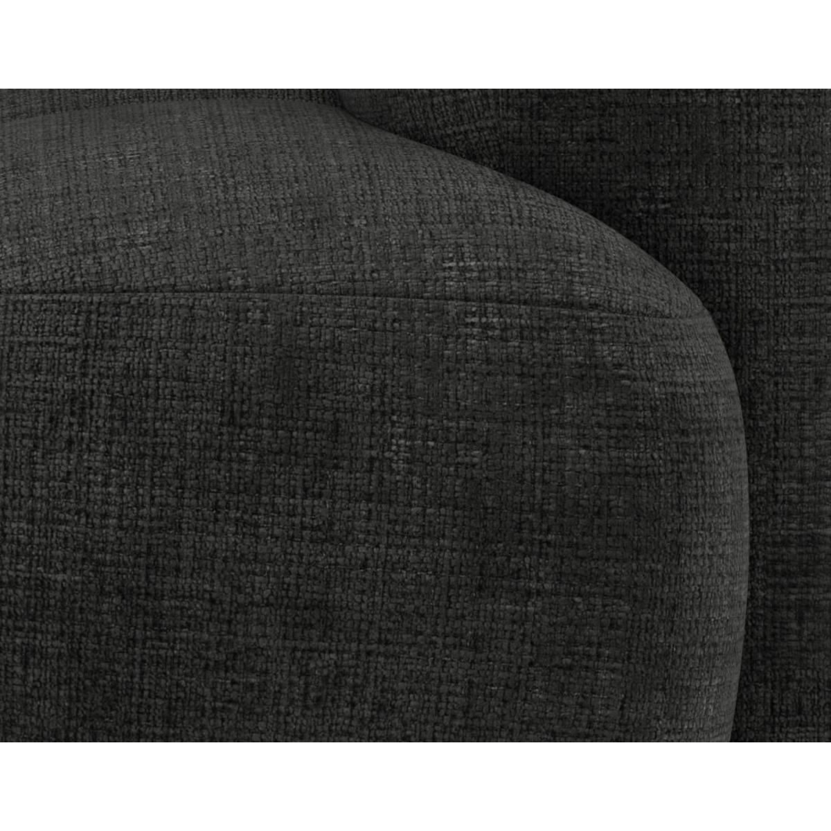 LISA DESIGN Grace - module d'assise gauche en velours texturé