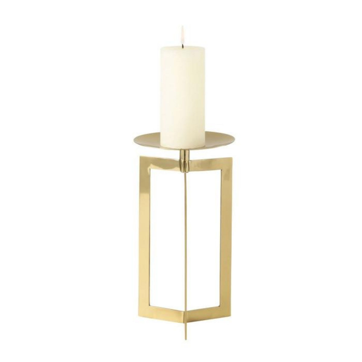 Paris Prix Photophore Design en Métal  Adia  29cm Or
