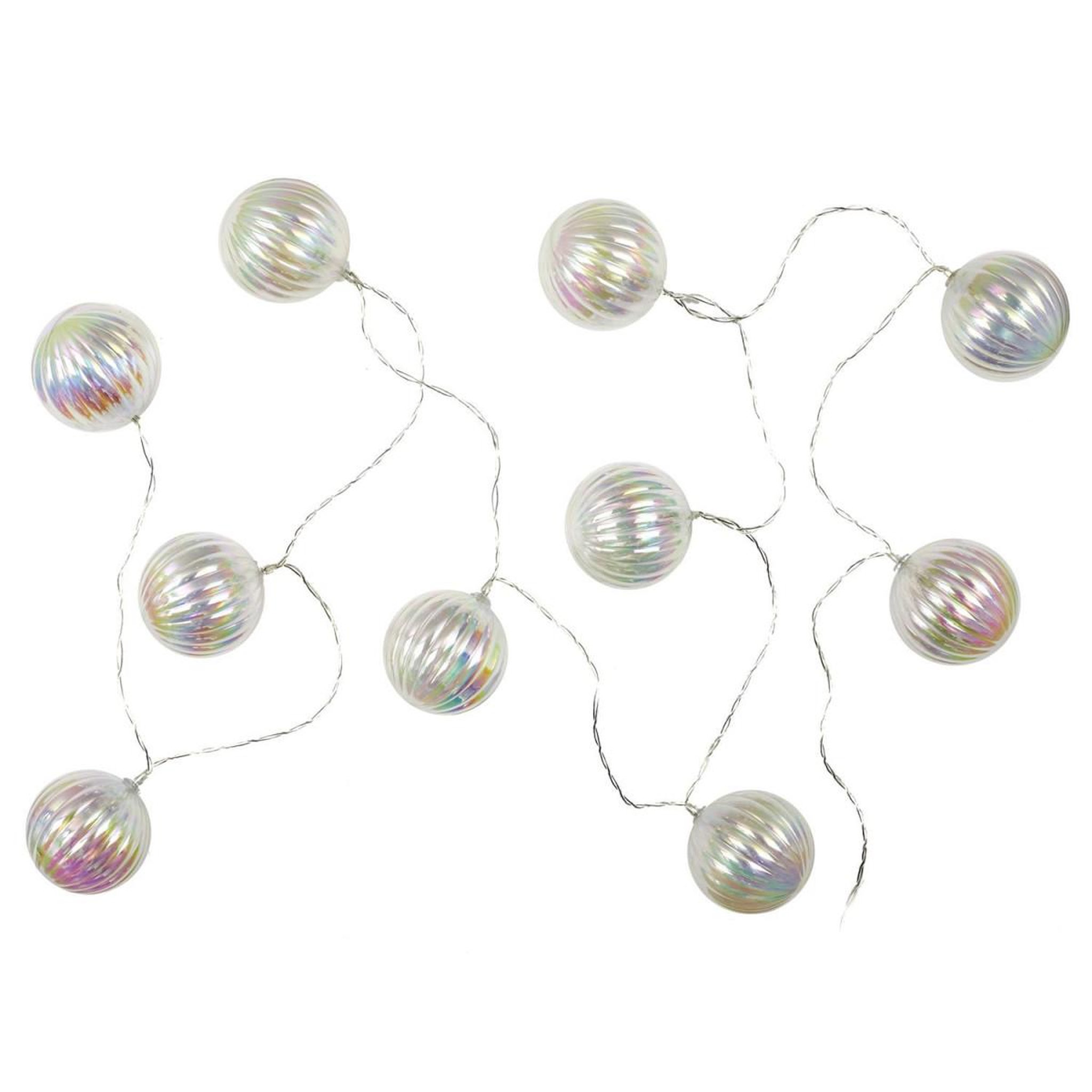 Voir la diapositive 1 : The Home Deco Factory Guirlande lumineuse led  coquillage  165cm transparent