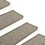Voir la diapositive 4 : VIDAXL Tapis d'escalier autocollants 15 pcs 65x21x4 cm Gris et beige