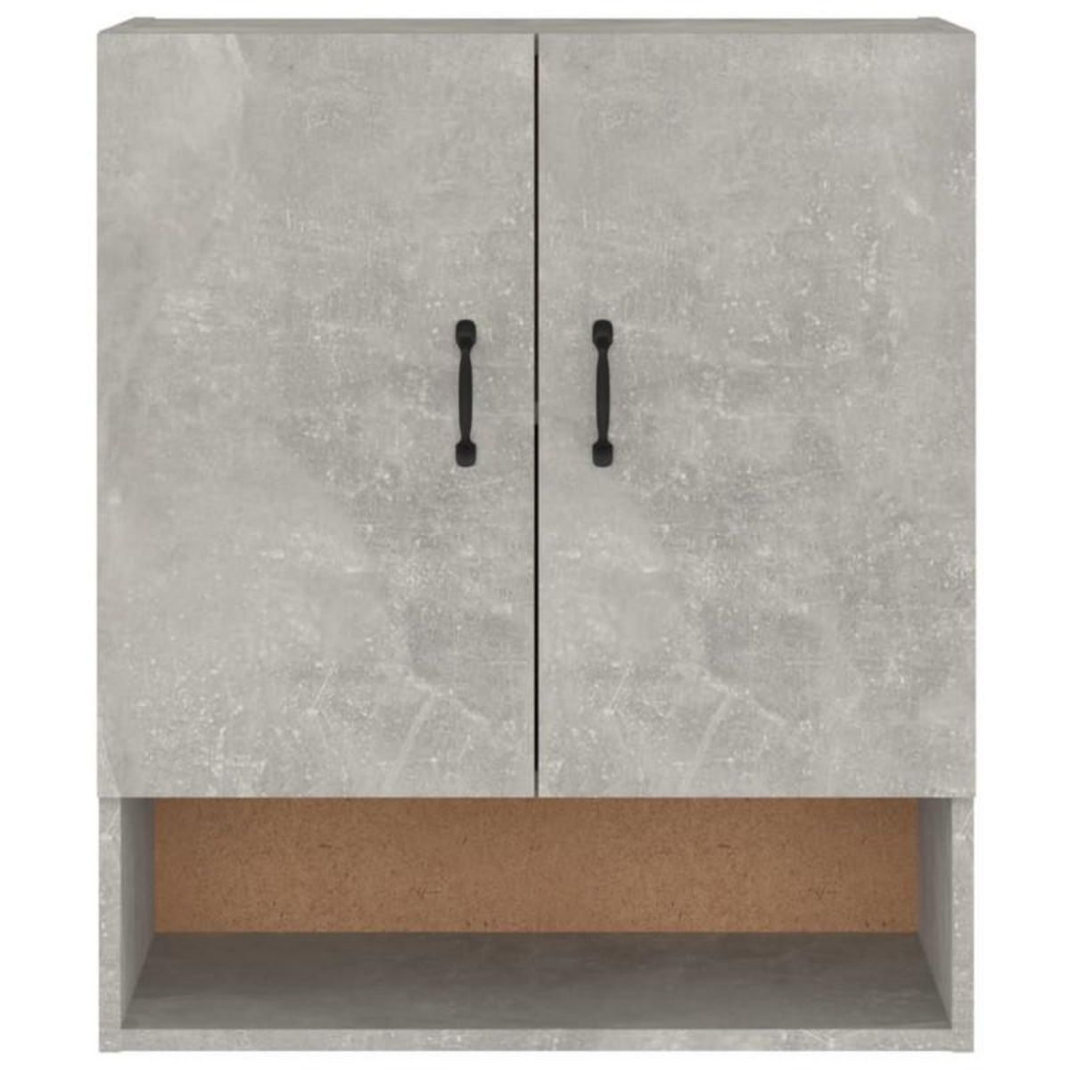 VIDAXL Armoire murale Gris béton 60x31x70 cm Bois d ingénierie
