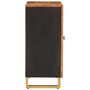 Voir la diapositive 5 : VIDAXL Armoire laterale marron et noir 60x33,5x75 cm bois de manguier