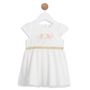 Voir la diapositive 1 : INEXTENSO Robe blanche oiseaux bébé fille