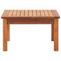 Voir la diapositive 3 : VIDAXL Table basse de jardin 60x60x36 cm Bois solide d'acacia