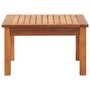 Voir la diapositive 3 : VIDAXL Table basse de jardin 60x60x36 cm Bois solide d'acacia