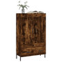 Voir la diapositive 3 : VIDAXL Buffet haut chene fume 69,5x31x115 cm bois d'ingenierie