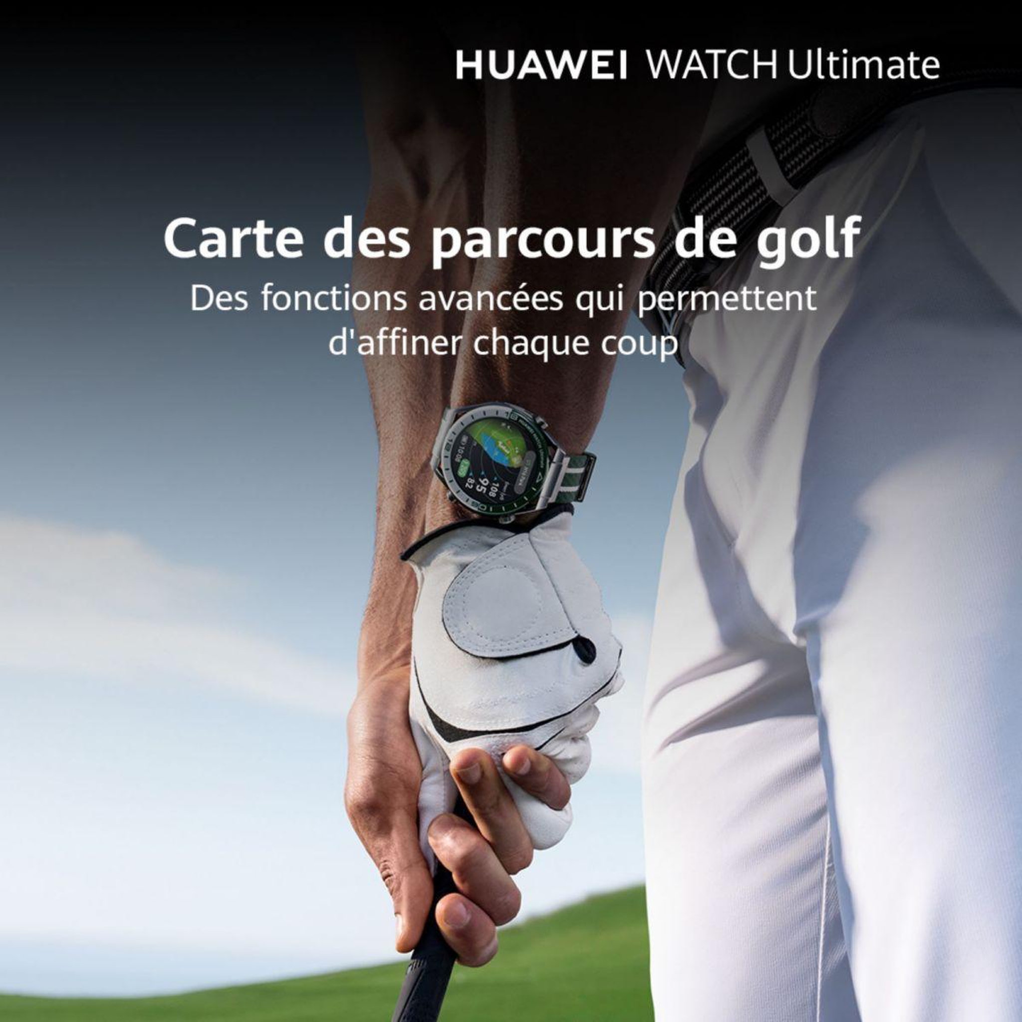Voir la diapositive 3 : HUAWEI Montre connectée Watch Ultimate Vert