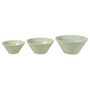 Voir la diapositive 2 : Paris Prix Lot de 3 Coupelles en Céramique  Vercer  19cm Vert