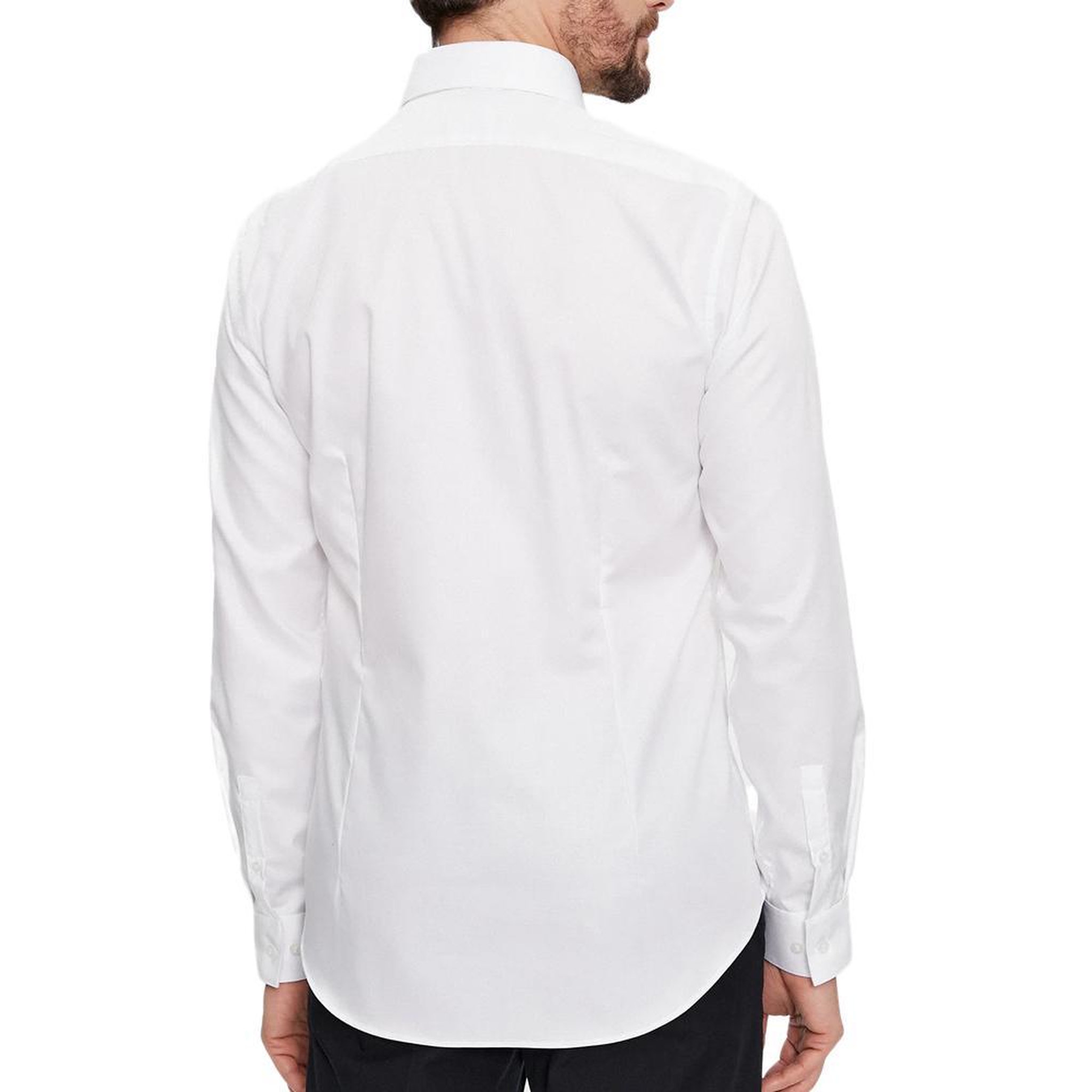 Voir la diapositive 2 : CALVIN KLEIN JEANS Chemise Blanche Homme Calvin Klein Jeans Twill Easy Care Slim